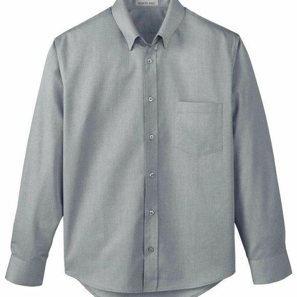 Wholesale Lot of 3 - Men's Wrinkle Resistant Button-Down Shirt (Black Silk) - Picture 4 of 6